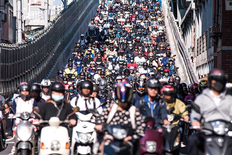 Taipei Rush Hour Traffic